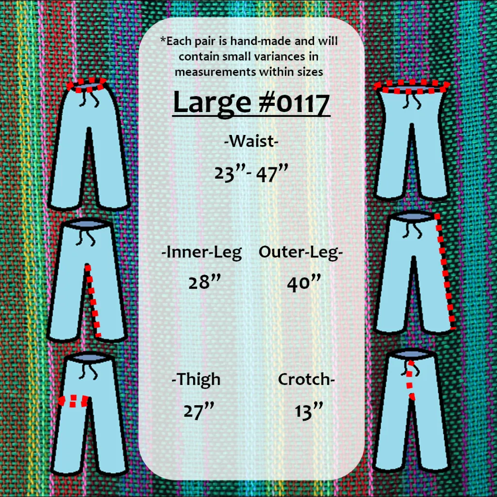 (Large) Sweet Green and Turquoise Stripies 0117