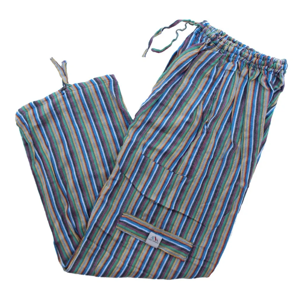 (Large) Yellowish Blueish Maybe Brownish Lounge Pants 0119