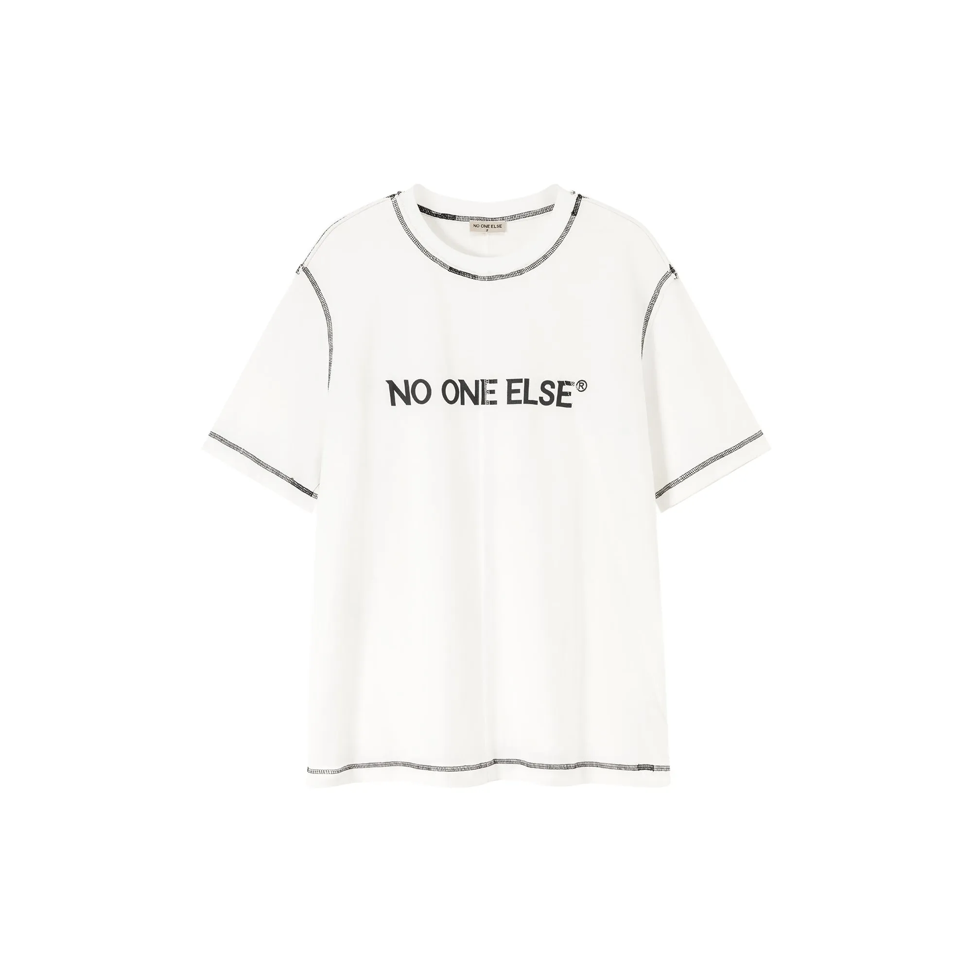 Logo Stitched Loose Fit T-Shirt