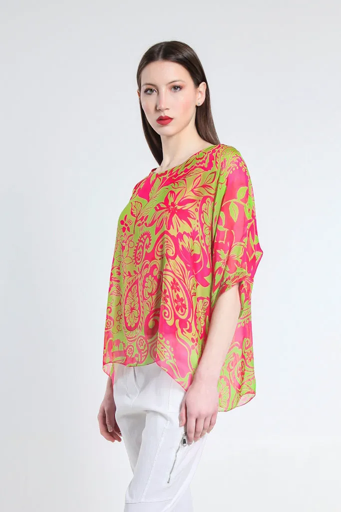 Marjorie Island Fantasy 3/4 Sleeve Slim Kaftan (BQ241F)