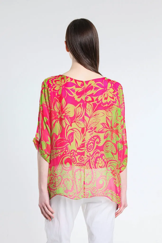 Marjorie Island Fantasy 3/4 Sleeve Slim Kaftan (BQ241F)