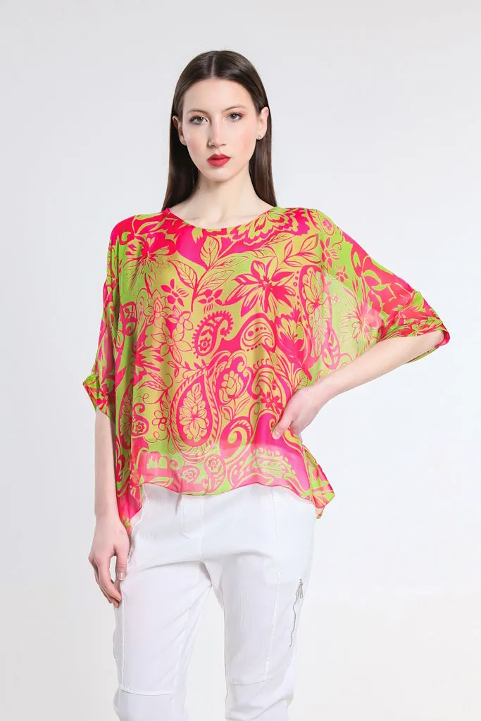 Marjorie Island Fantasy 3/4 Sleeve Slim Kaftan (BQ241F)