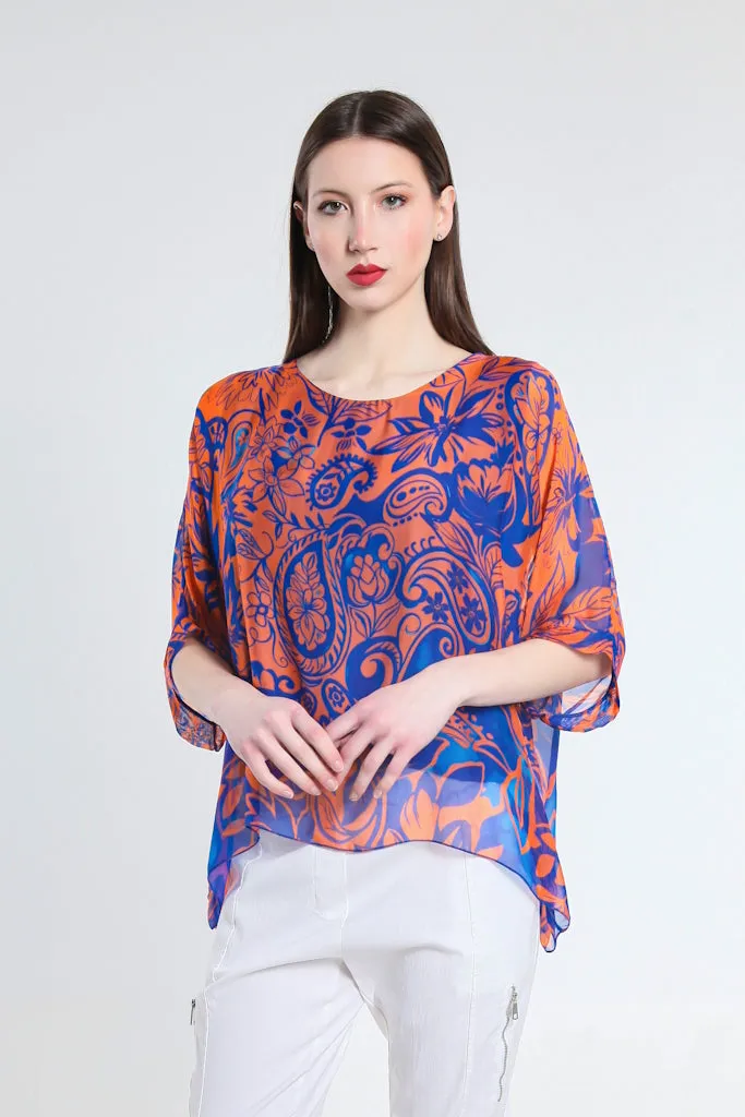 Marjorie Island Fantasy 3/4 Sleeve Slim Kaftan (BQ241F)