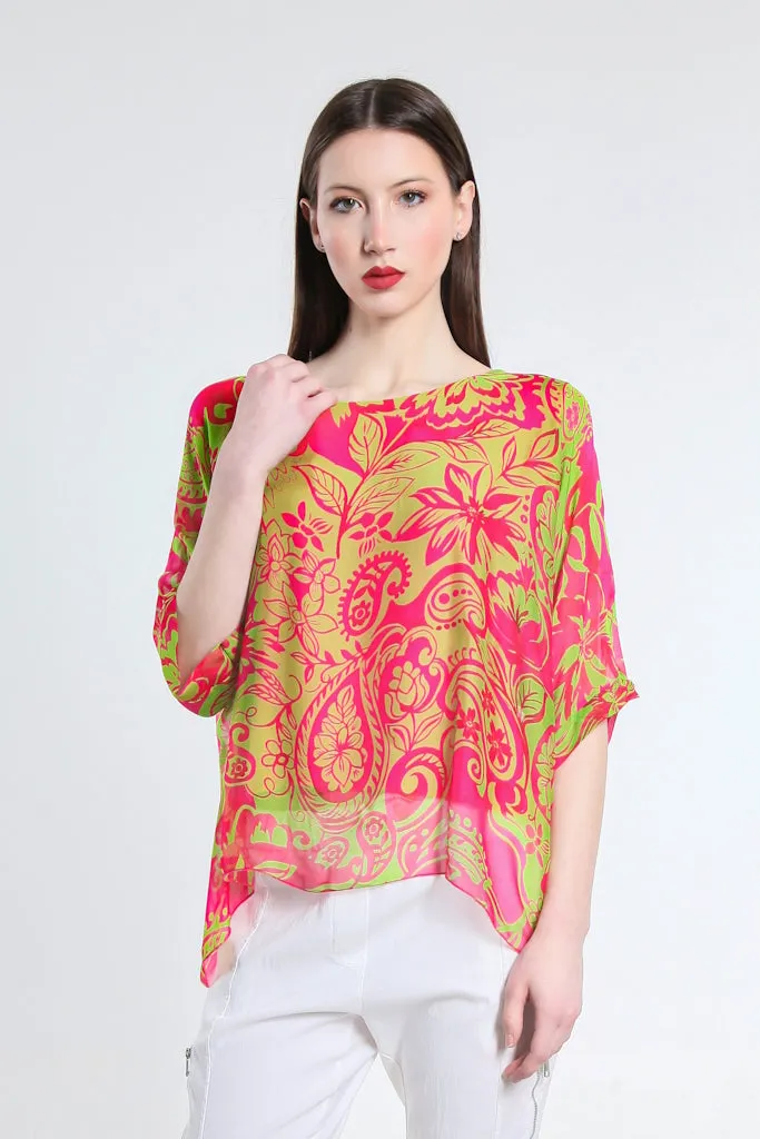 Marjorie Island Fantasy 3/4 Sleeve Slim Kaftan (BQ241F)