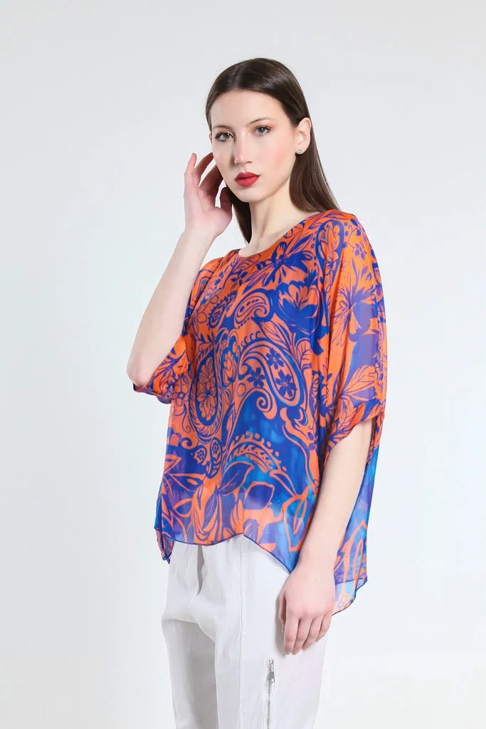 Marjorie Island Fantasy 3/4 Sleeve Slim Kaftan (BQ241F)