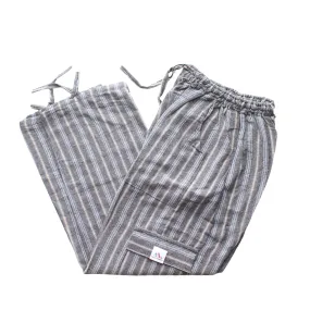 (Medium) Grey with more Grey and Brown Stripes 0248
