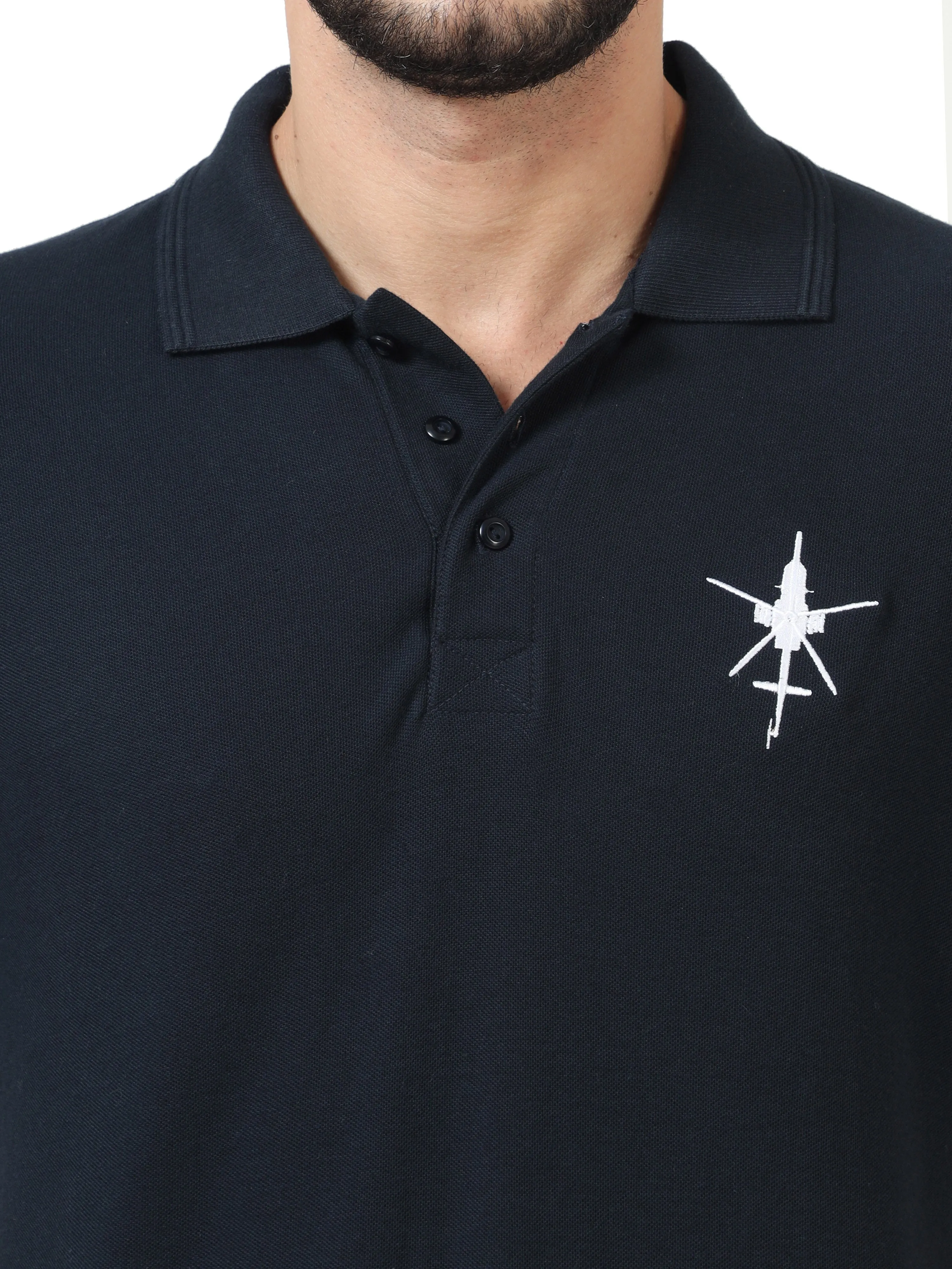 Mi - 17 | Blue Collared T-shirt