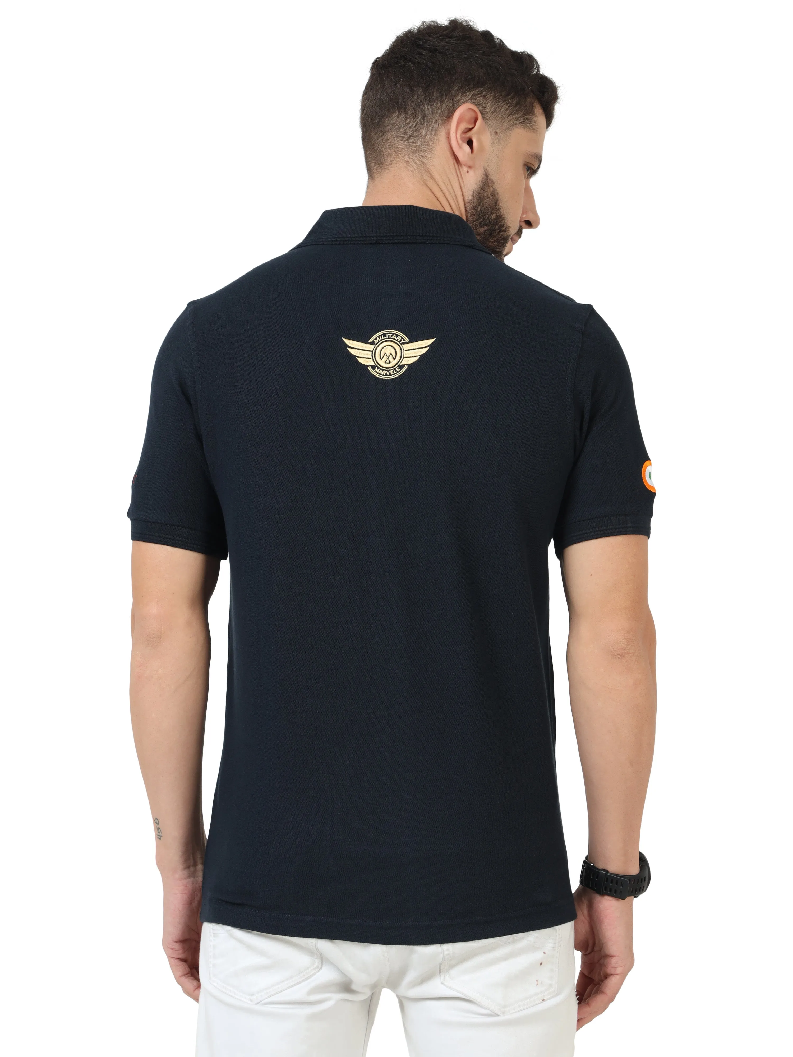 Mi - 17 | Blue Collared T-shirt