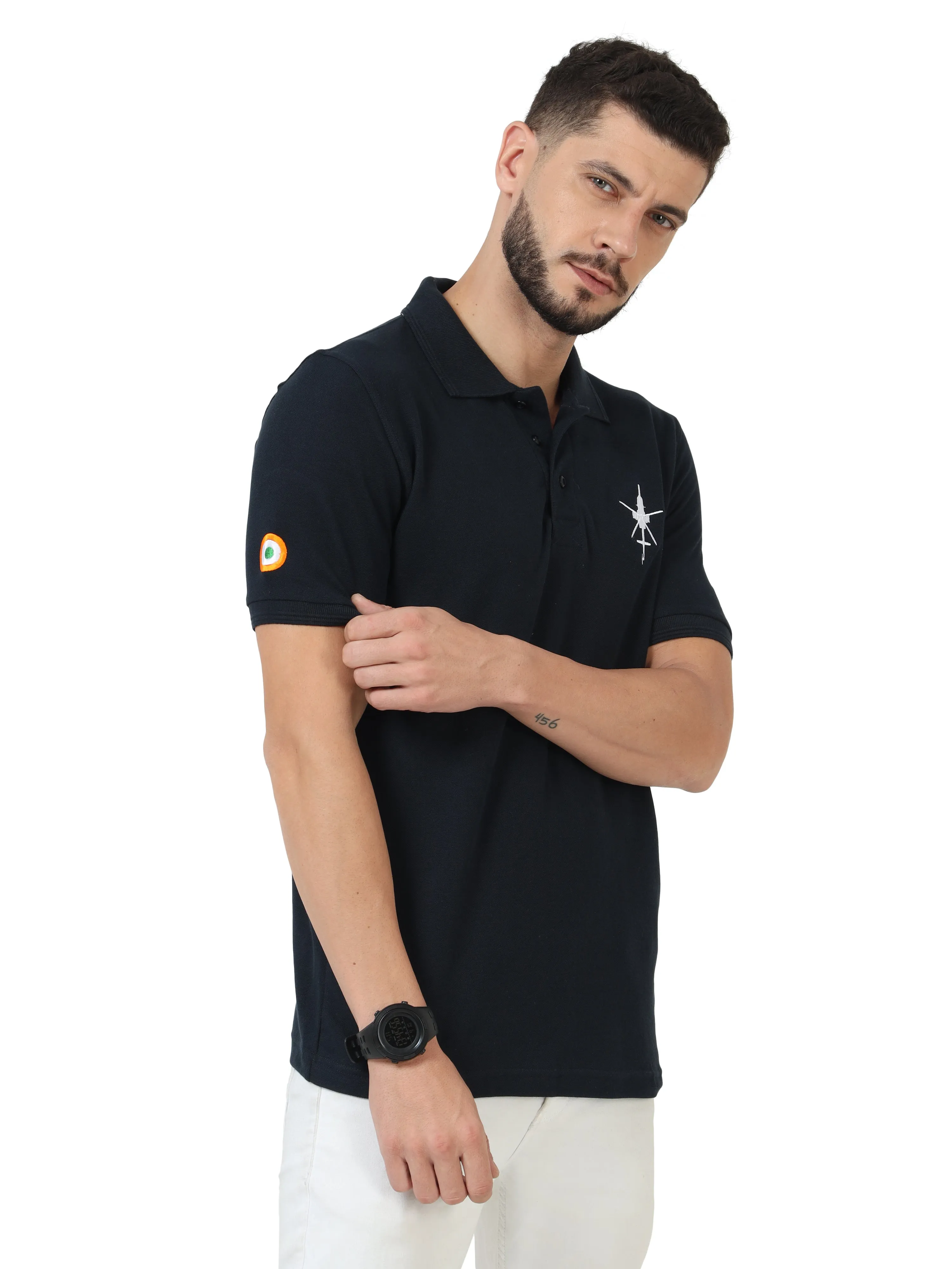 Mi - 17 | Blue Collared T-shirt