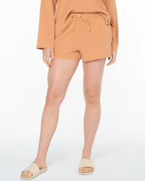 Midnight Moon Fleece Shorts - Camel