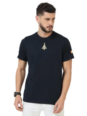 Mirage - 2000 | Navy Blue Round Neck T-shirt