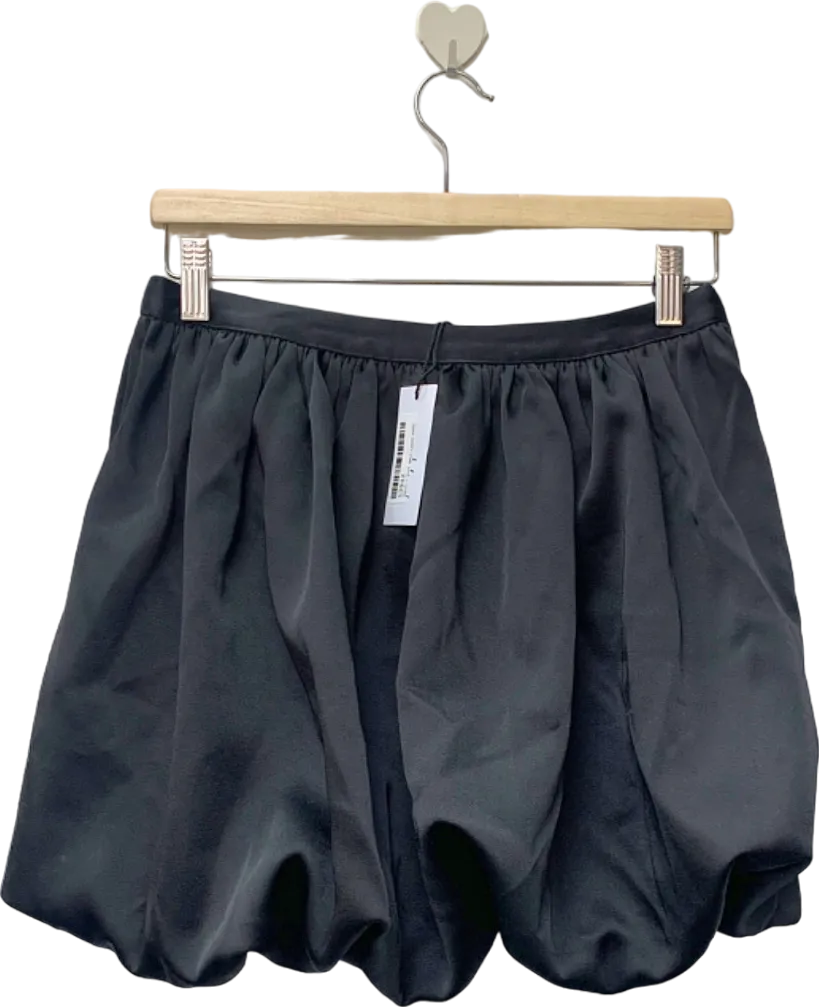 Nasty Gal Black Pleated Shorts UK 10