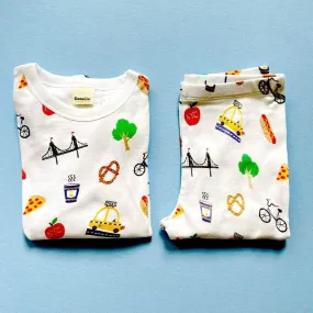 NYC Toddler Pajamas Set