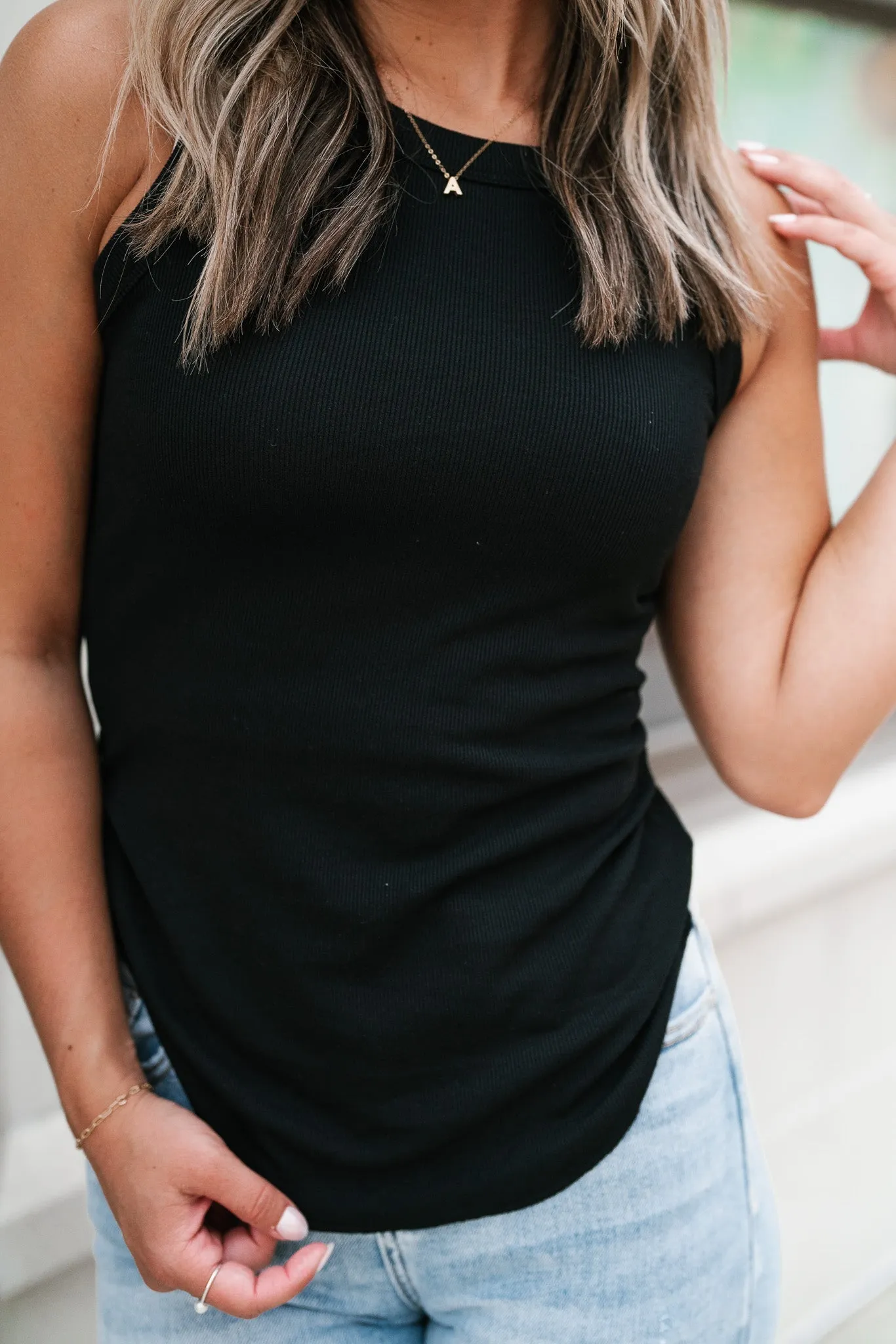 Perfectly Basic Tank- Black