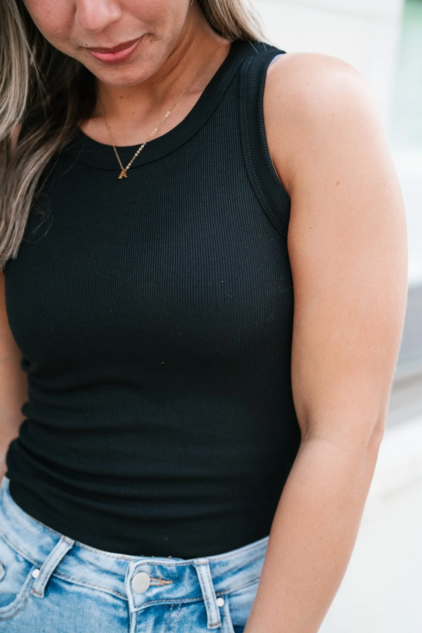 Perfectly Basic Tank- Black