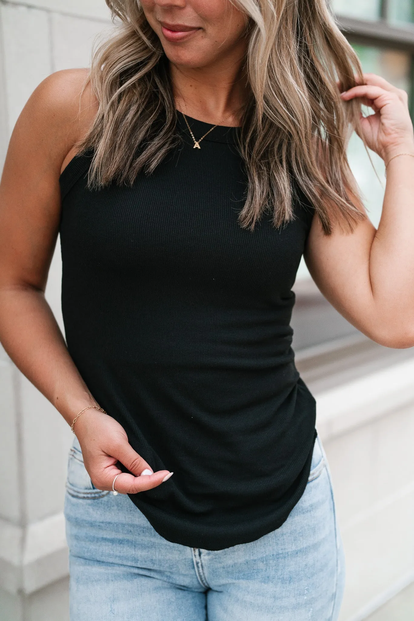 Perfectly Basic Tank- Black