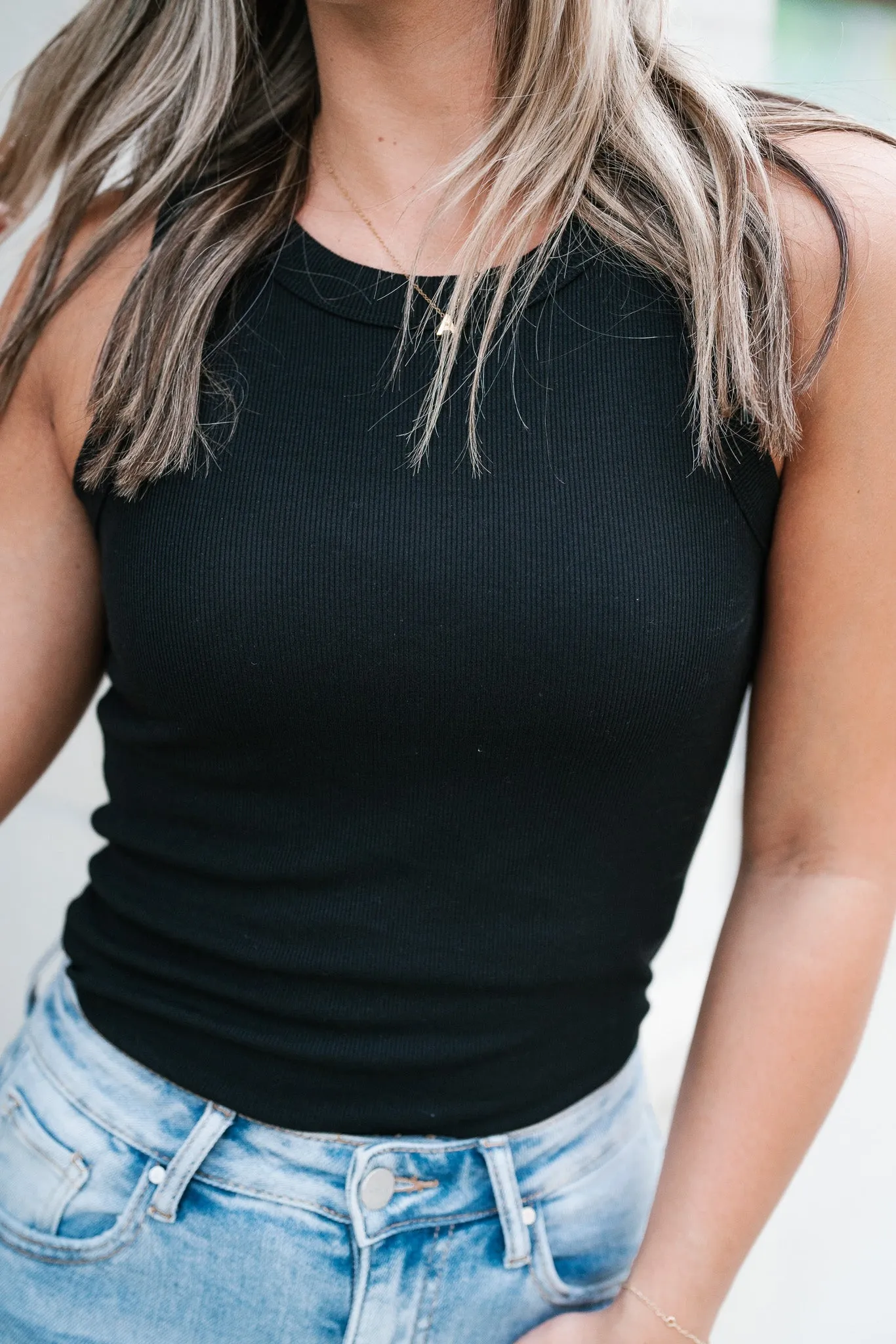 Perfectly Basic Tank- Black