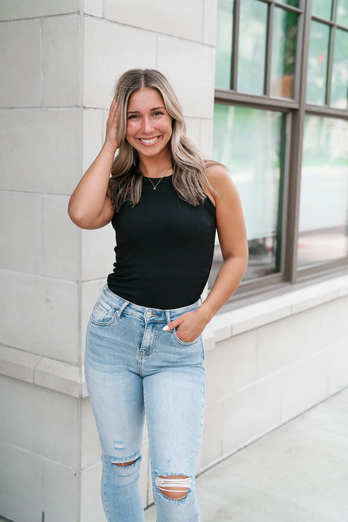 Perfectly Basic Tank- Black