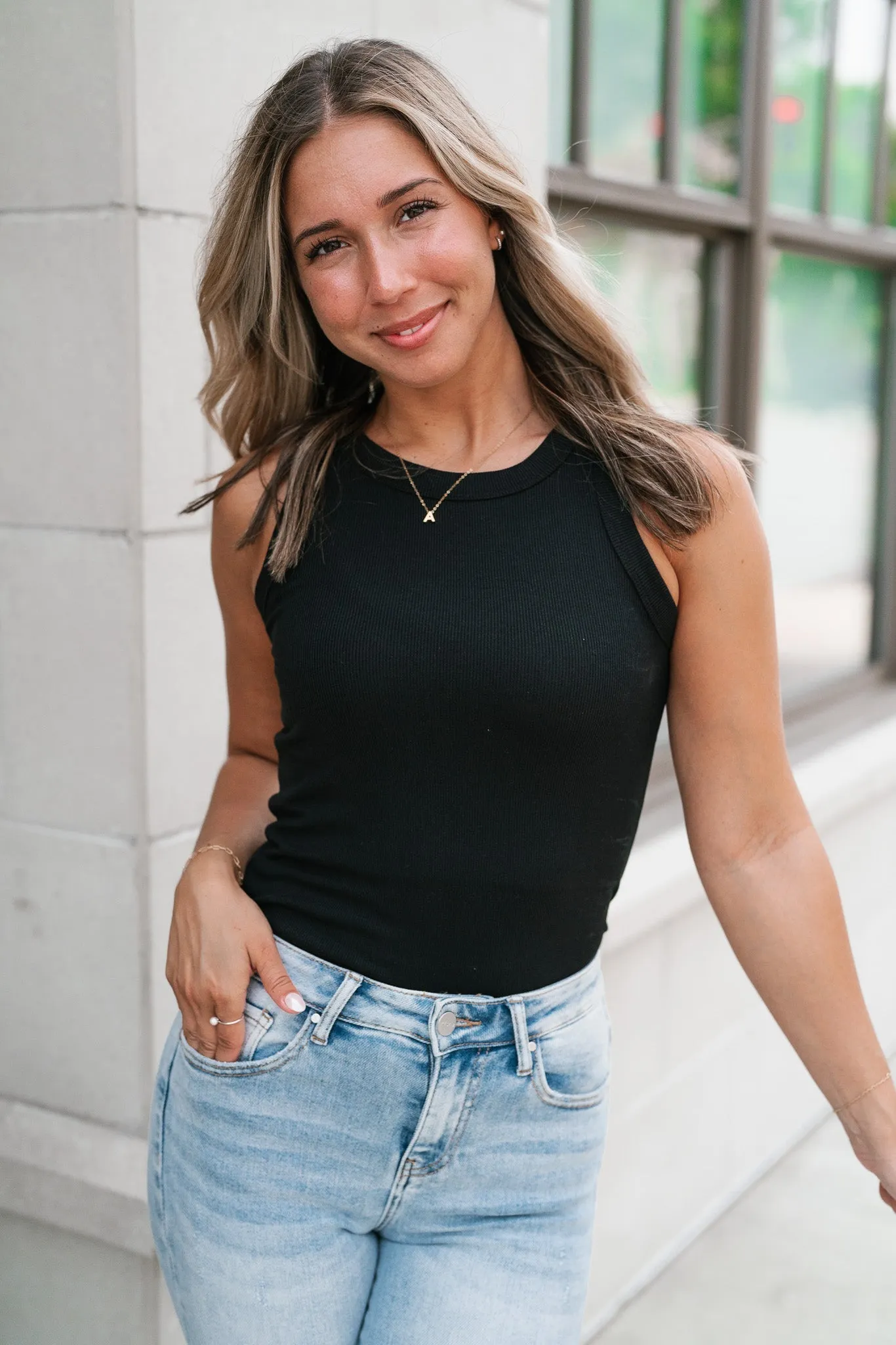 Perfectly Basic Tank- Black