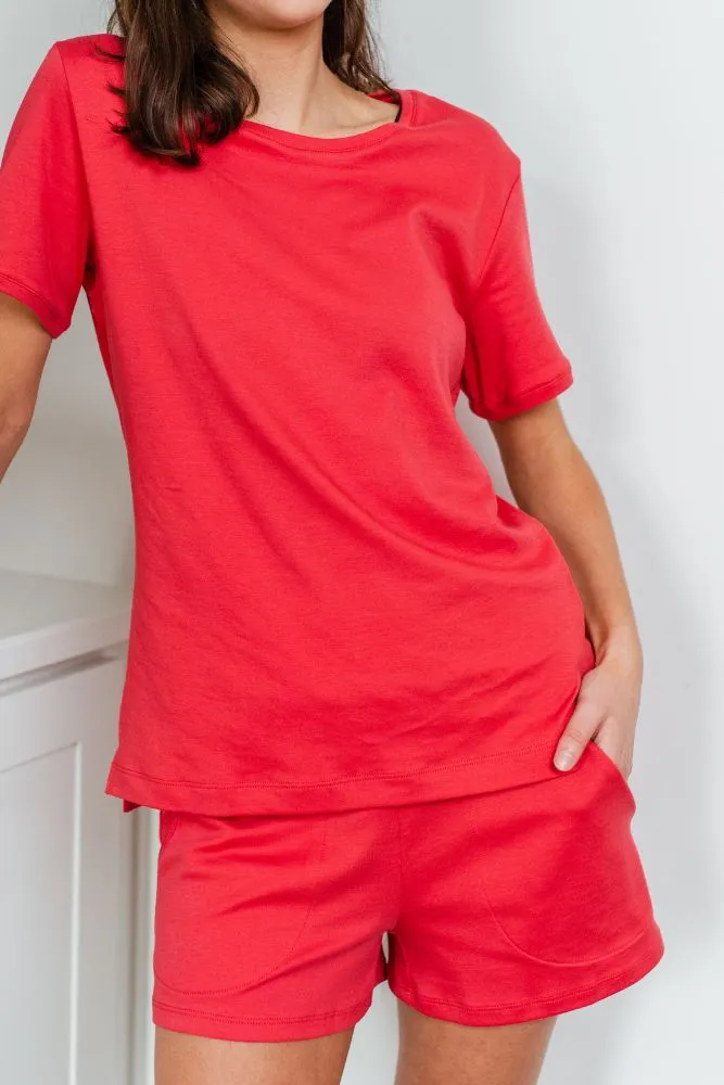 Pima Basic Tee Short Set