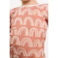Pink Rainbows Bamboo Shorts Set