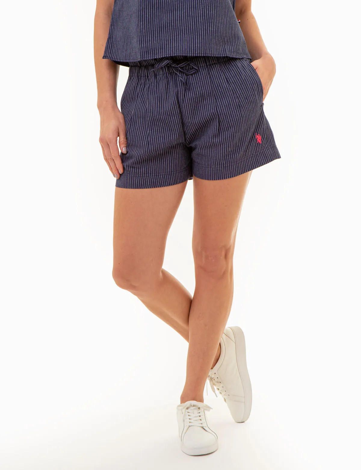 PLEATED LINEN SOFT SHORTS