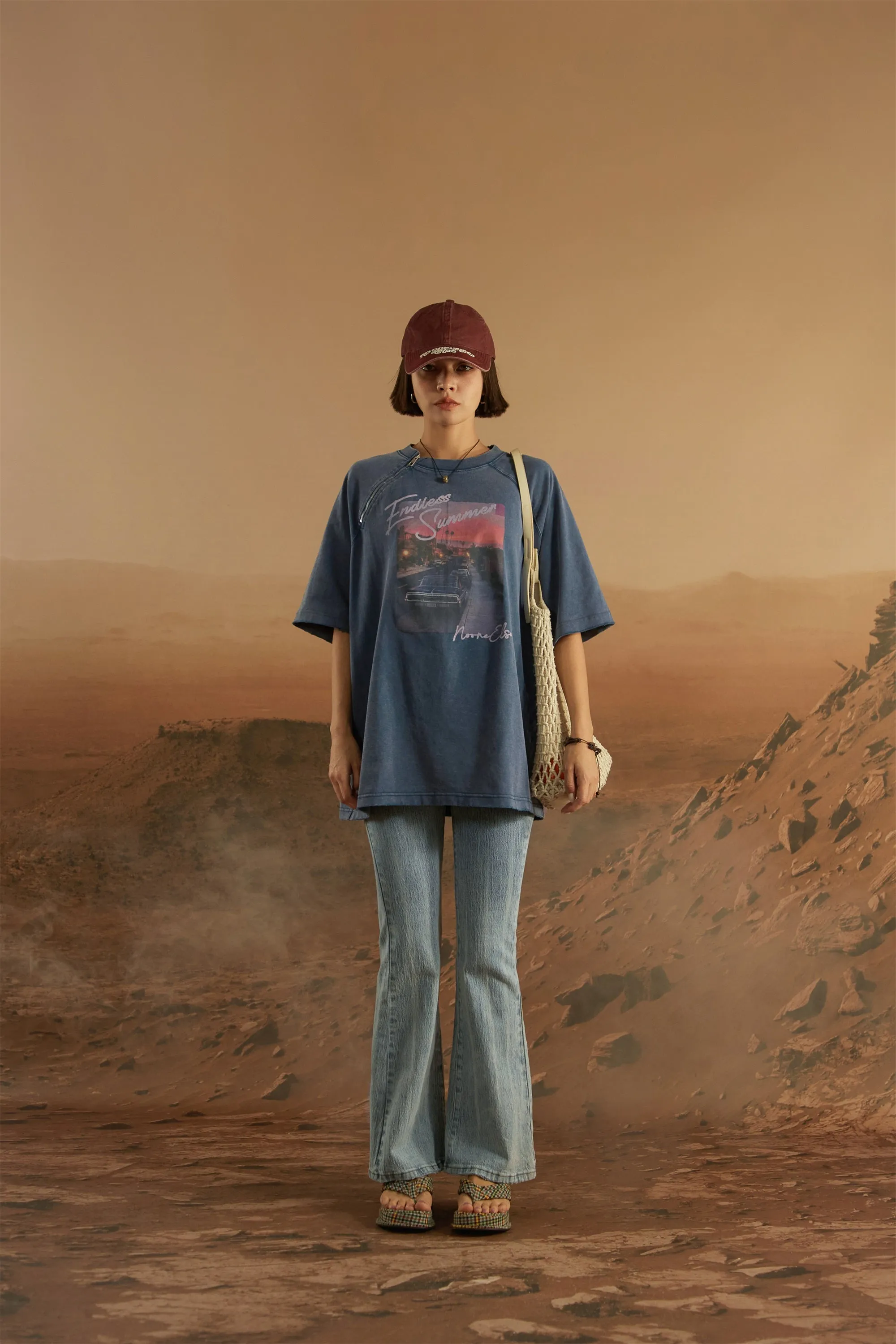 Raglan Endless Summer Loose Fit T-Shirt