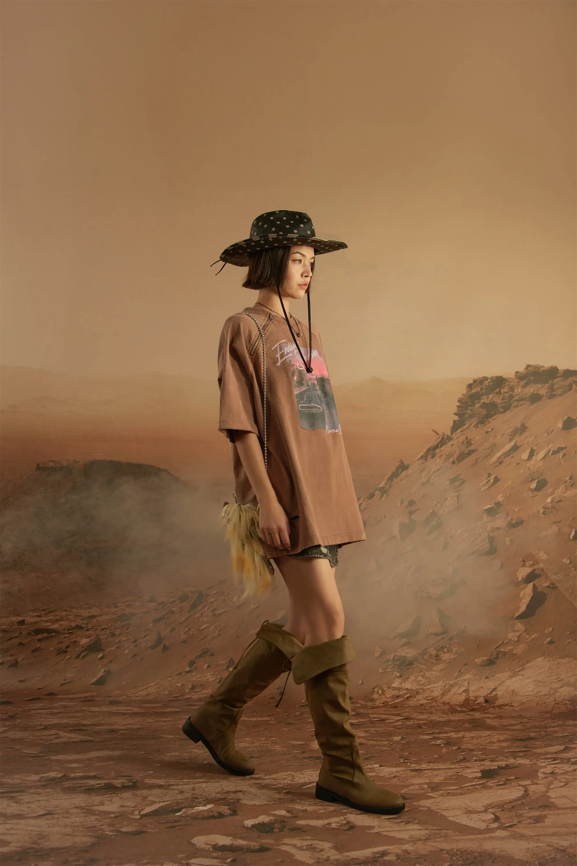 Raglan Endless Summer Loose Fit T-Shirt