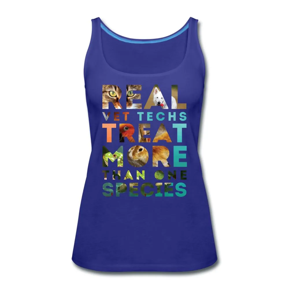 Real vet techs treat more than one species Women's Tank Top