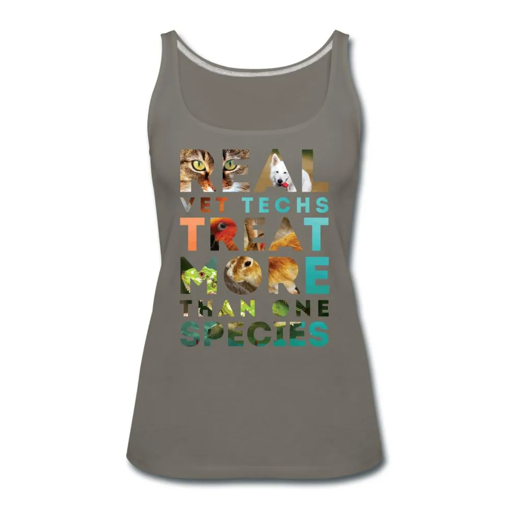 Real vet techs treat more than one species Women's Tank Top