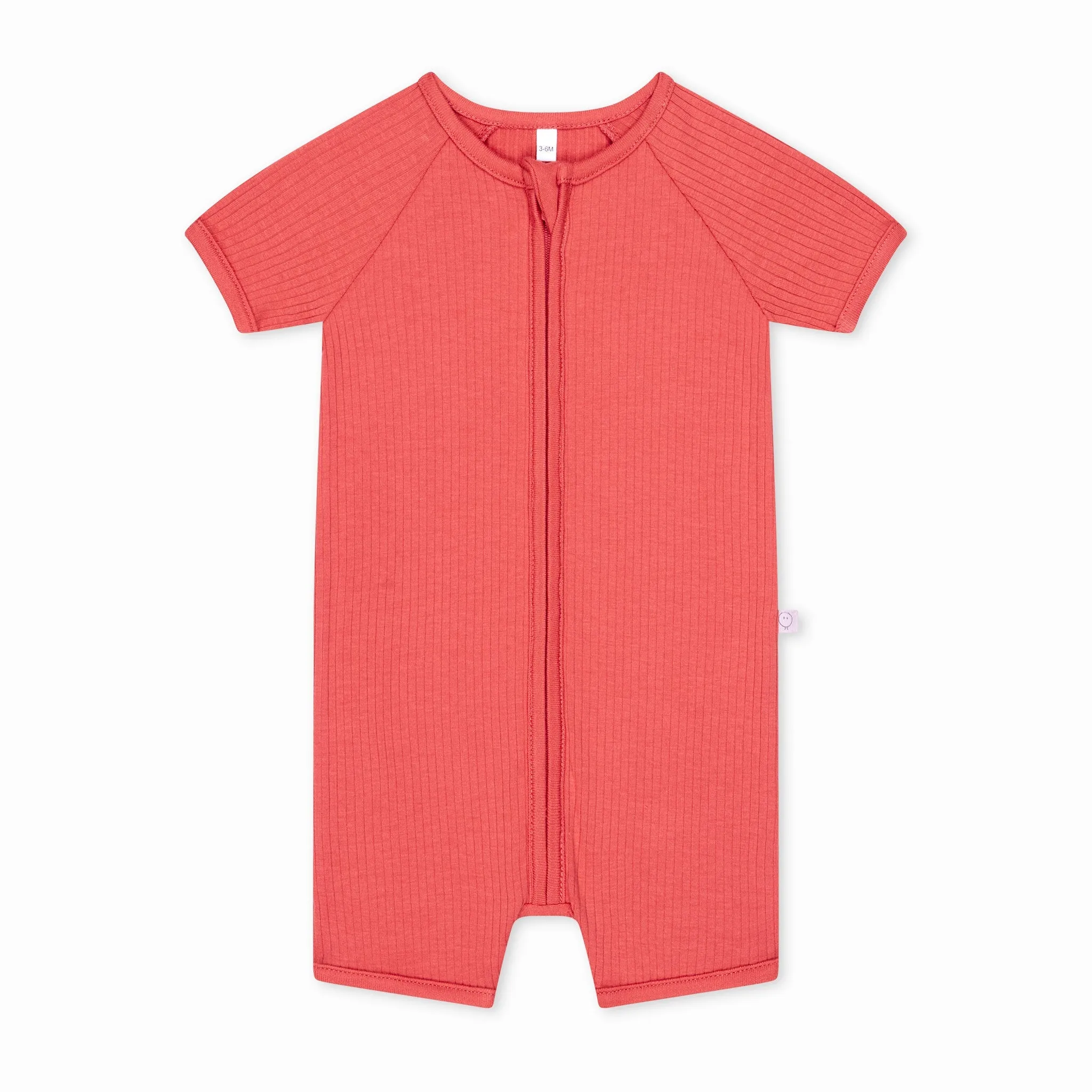 Ribbed Zip Summer Pajamas