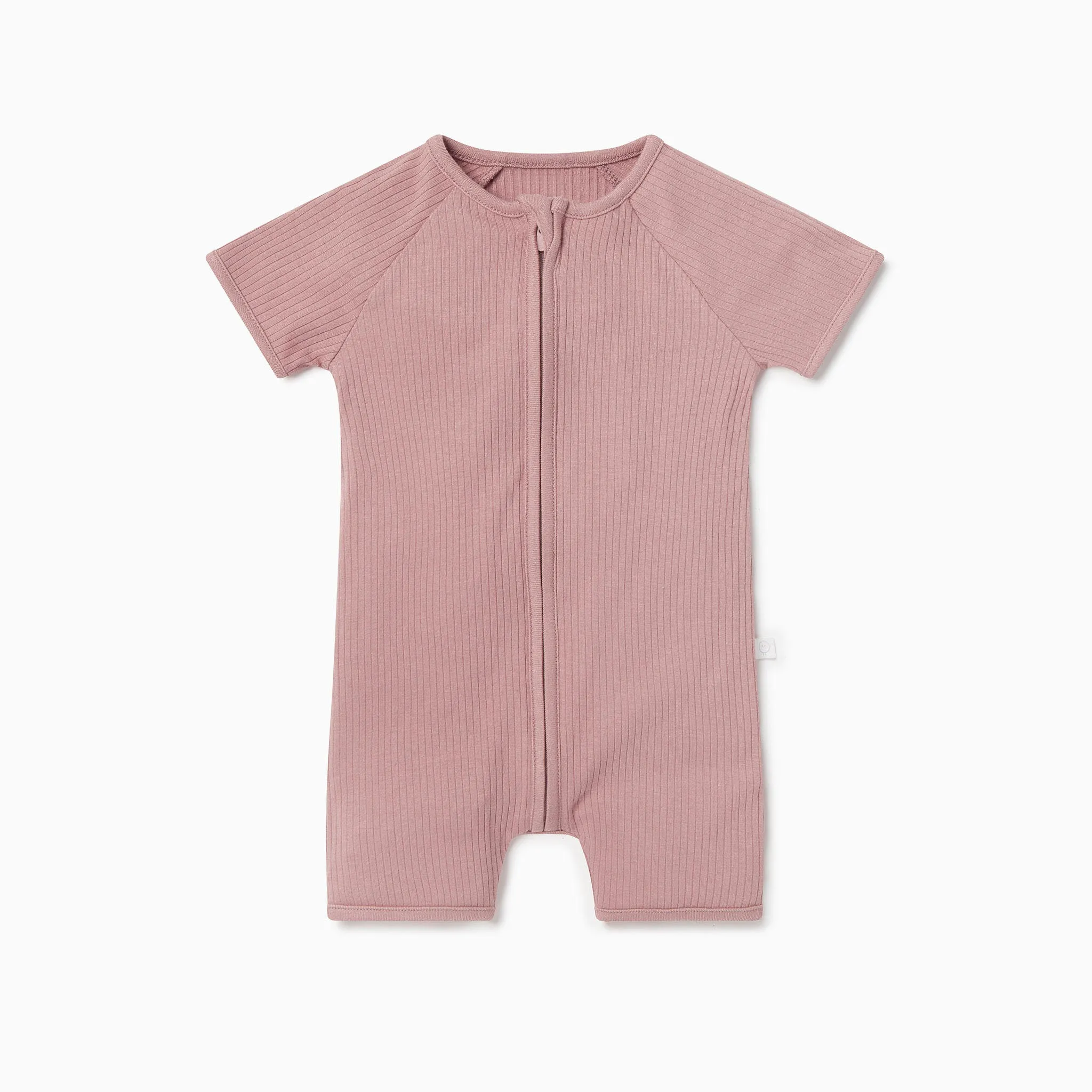 Ribbed Zip Summer Pajamas
