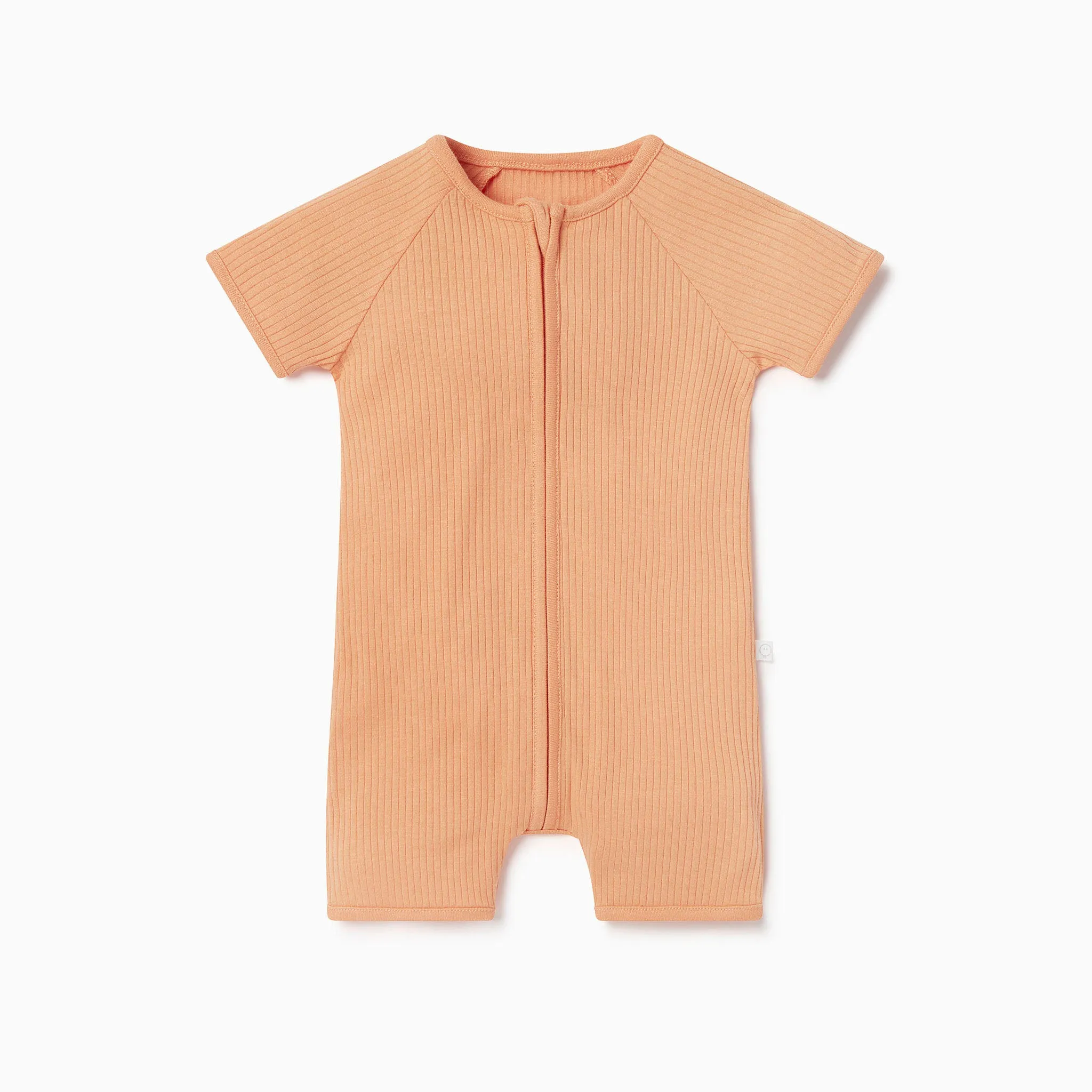 Ribbed Zip Summer Pajamas