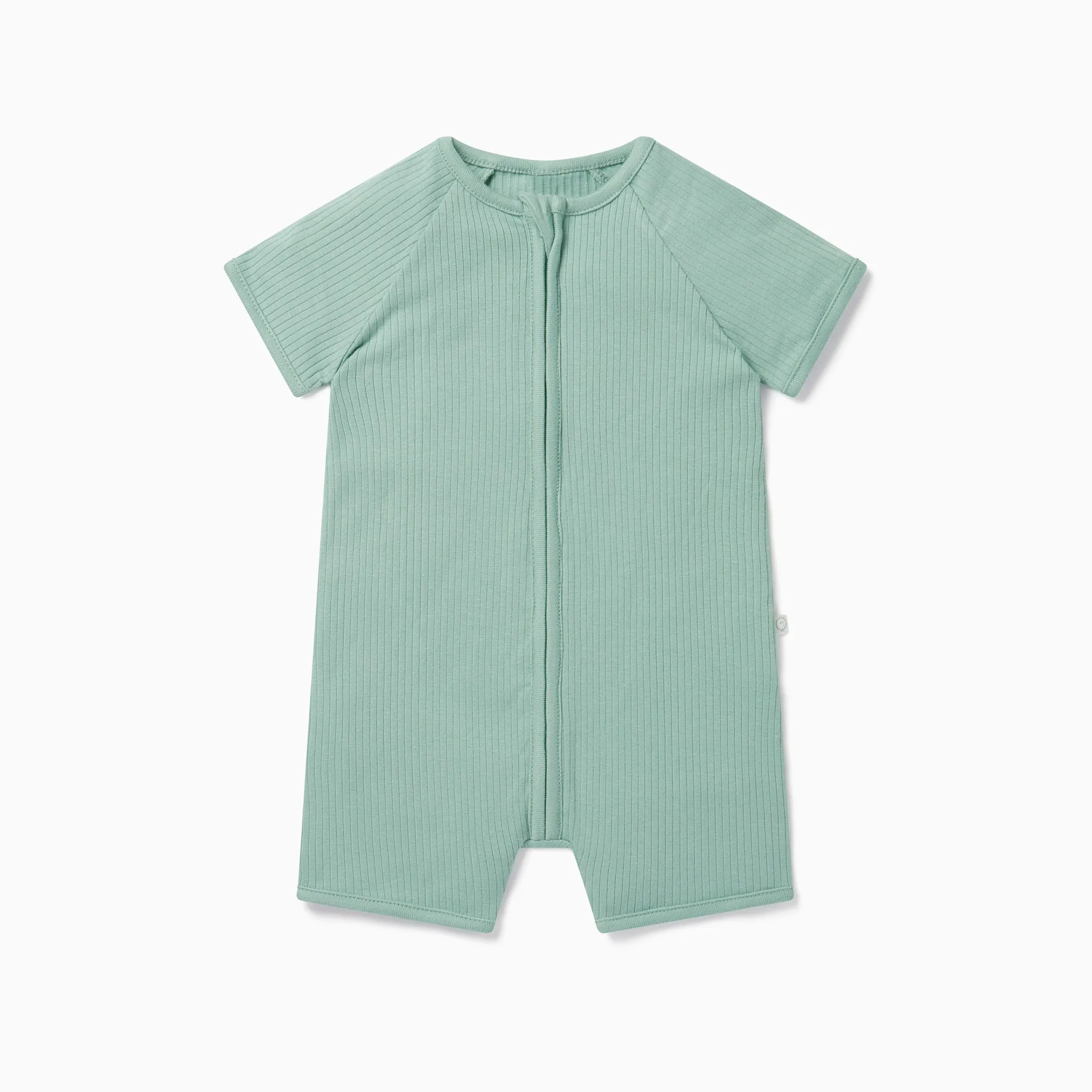 Ribbed Zip Summer Pajamas