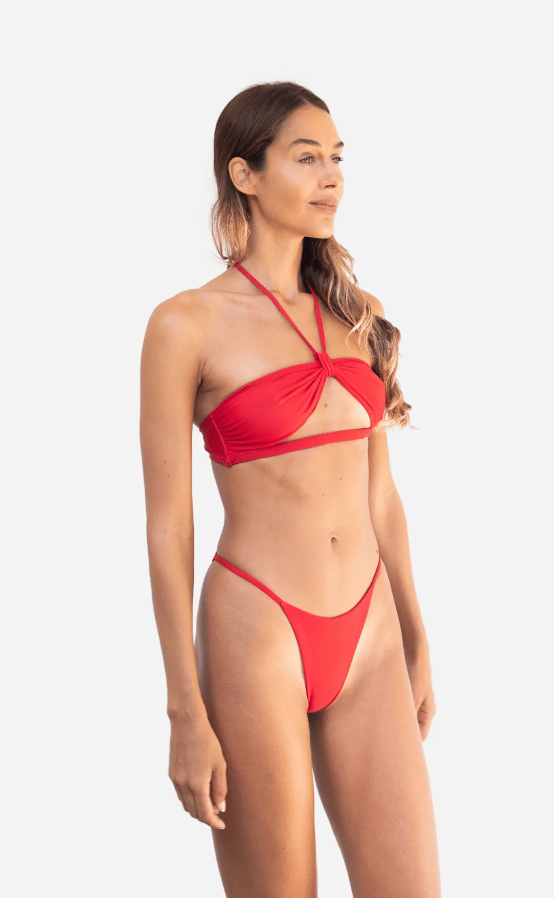 Risque Scarlet Red - Brazilian Bikini Bottoms