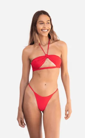 Risque Scarlet Red - Brazilian Bikini Bottoms