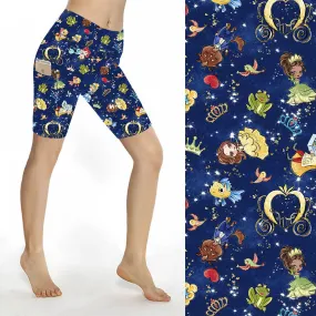 Sculpt Yoga Biker Shorts - Princess Mashup