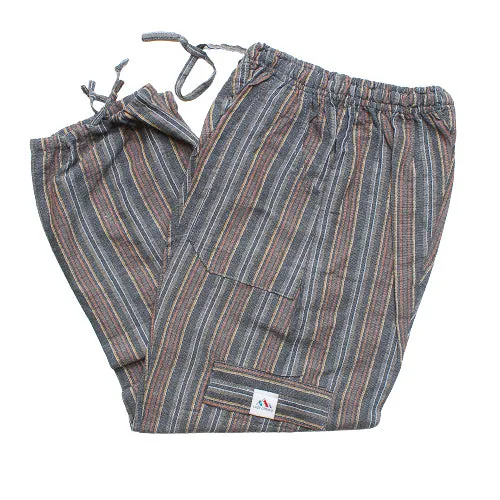 (Small) Brownish with Grey and Orangey Stripes 0227