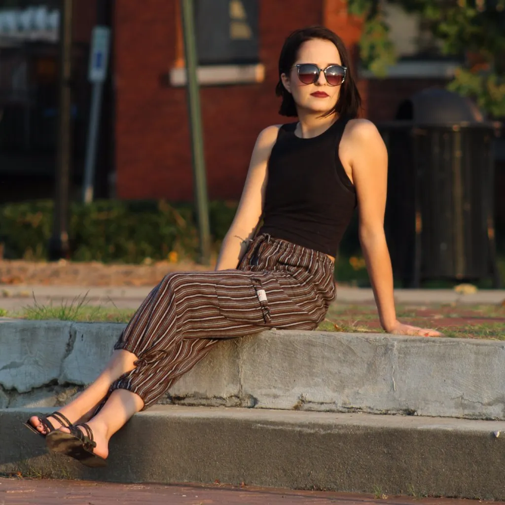 (Small) Greenish Yellowish Lounge Pants 0004