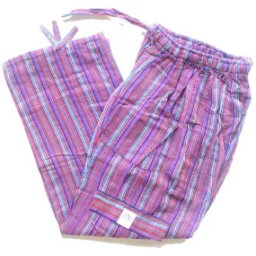 (Small) Purple with Blue and White Stripes 0181
