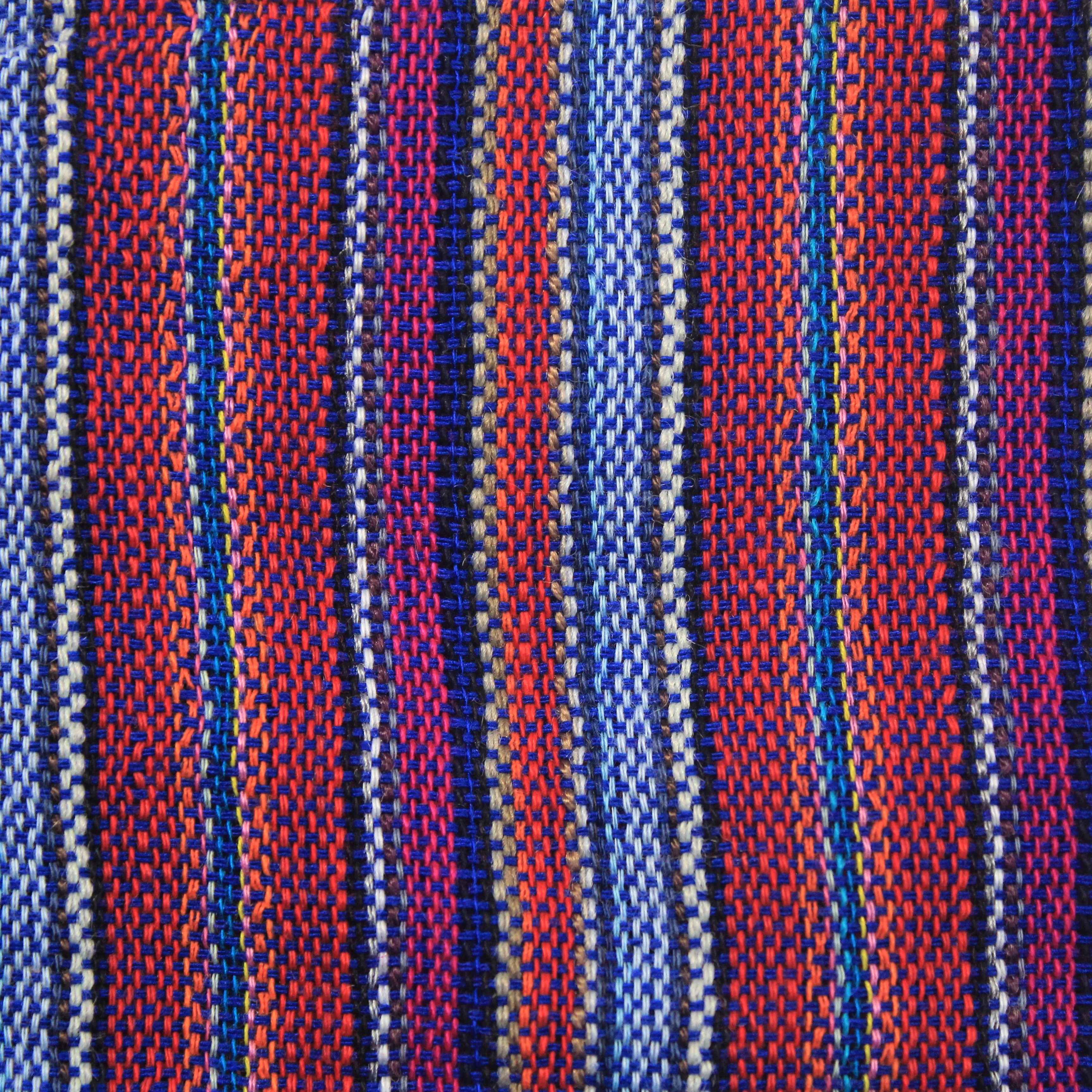 (Small) Purple with Blue and White Stripes 0181