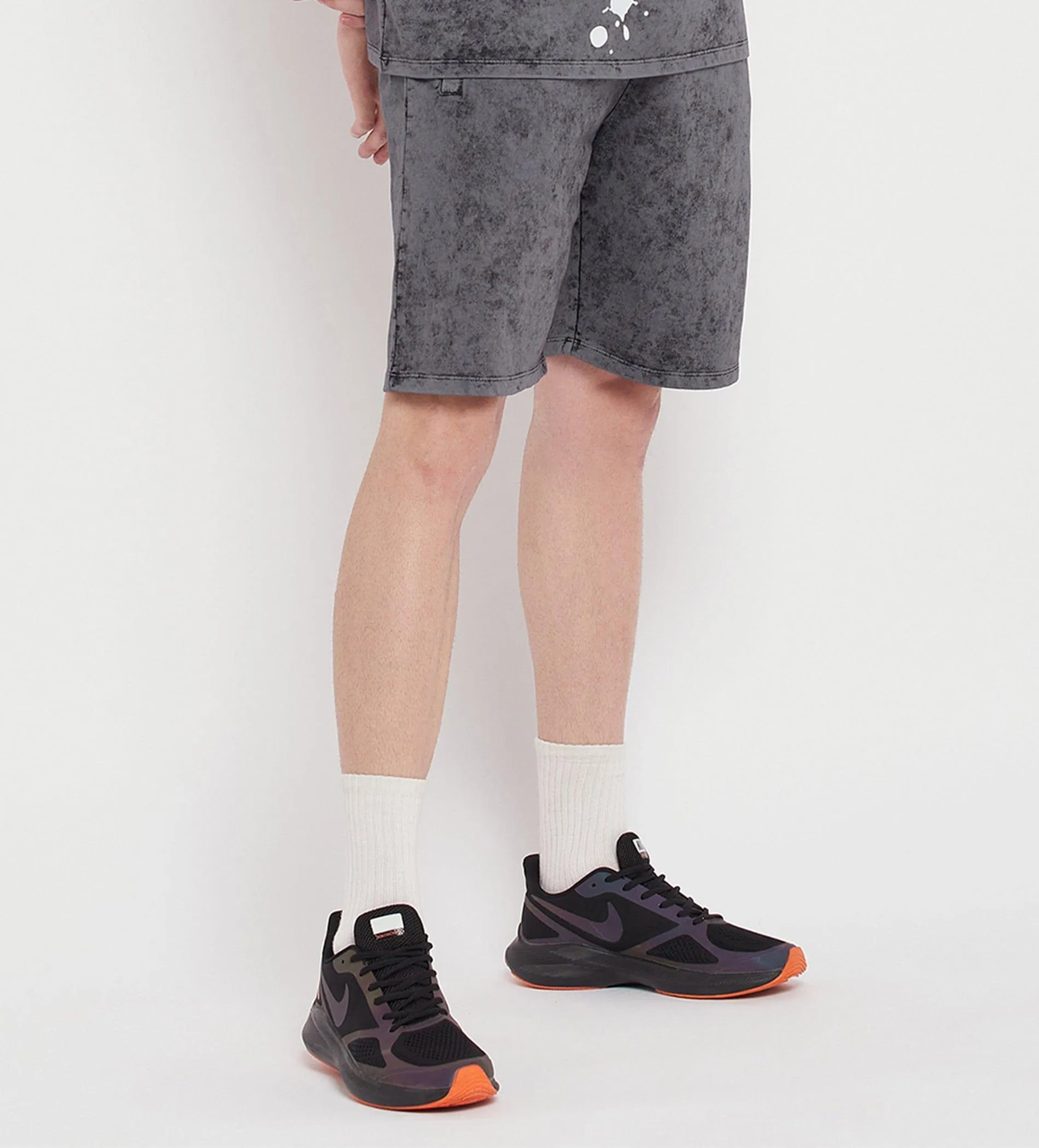 Splash Print Shorts for Men