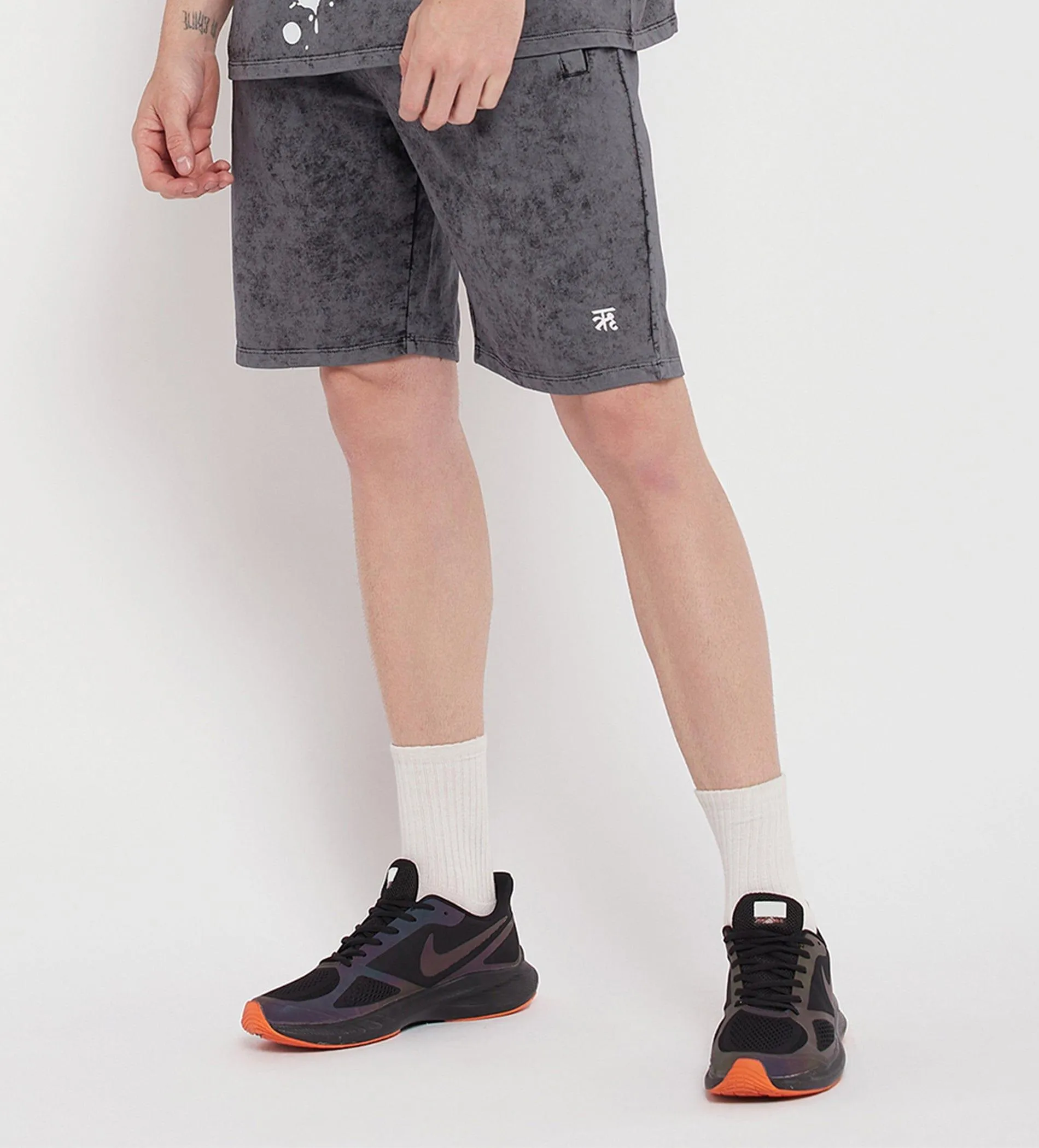 Splash Print Shorts for Men