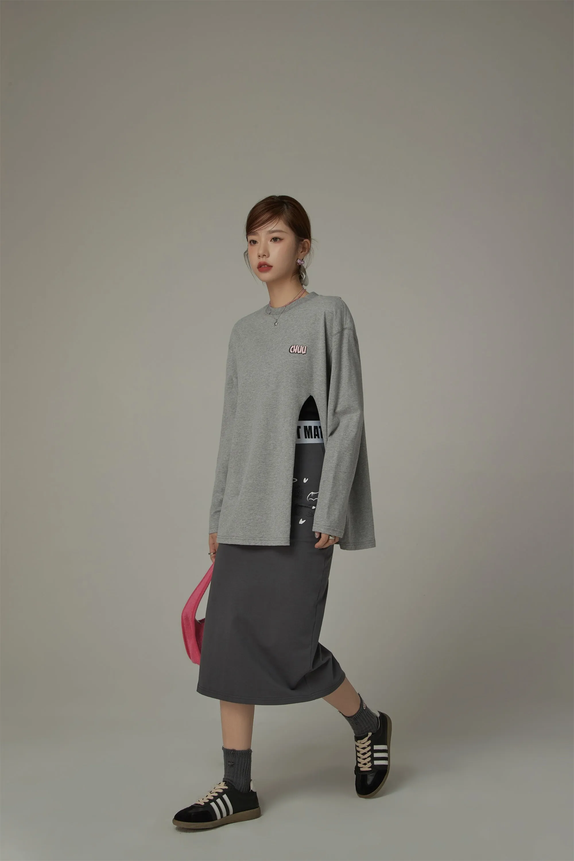 Split Loose Fit T-Shirt