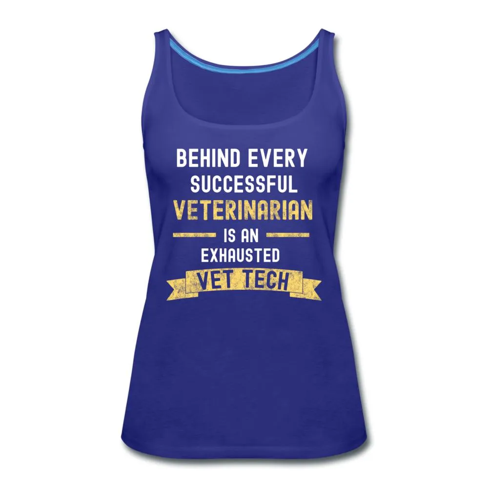 Successful Vet, Exhausted Vet Tech Women's Tank Top