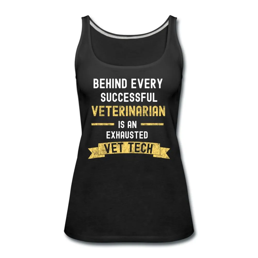 Successful Vet, Exhausted Vet Tech Women's Tank Top