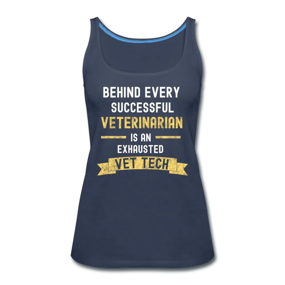 Successful Vet, Exhausted Vet Tech Women's Tank Top