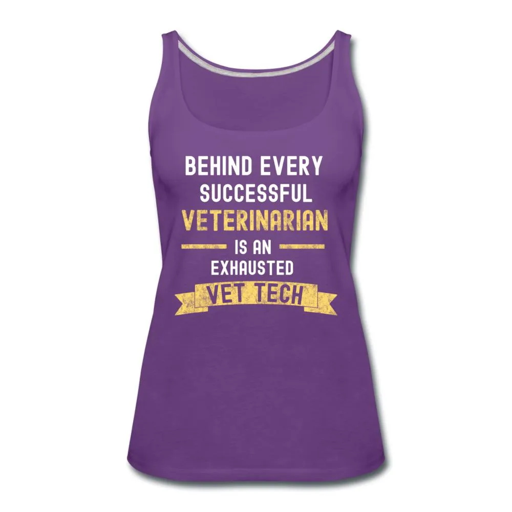 Successful Vet, Exhausted Vet Tech Women's Tank Top