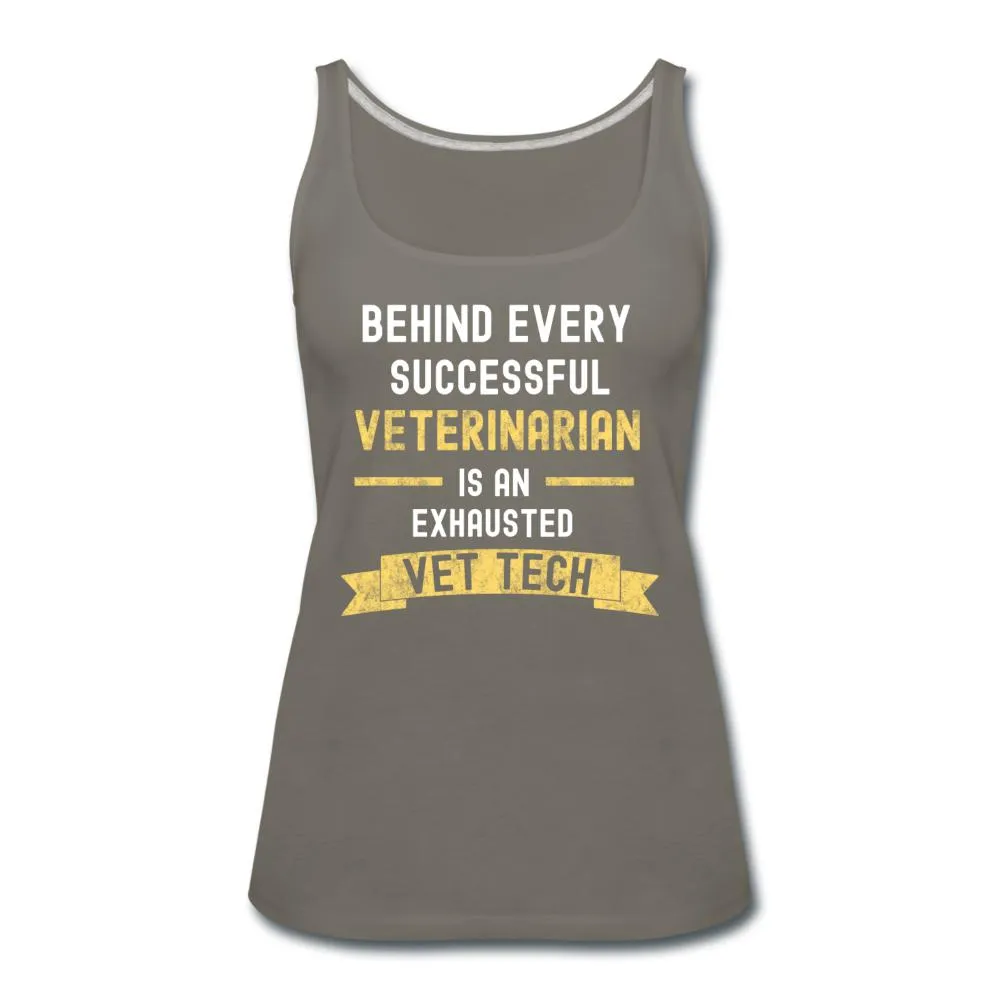 Successful Vet, Exhausted Vet Tech Women's Tank Top