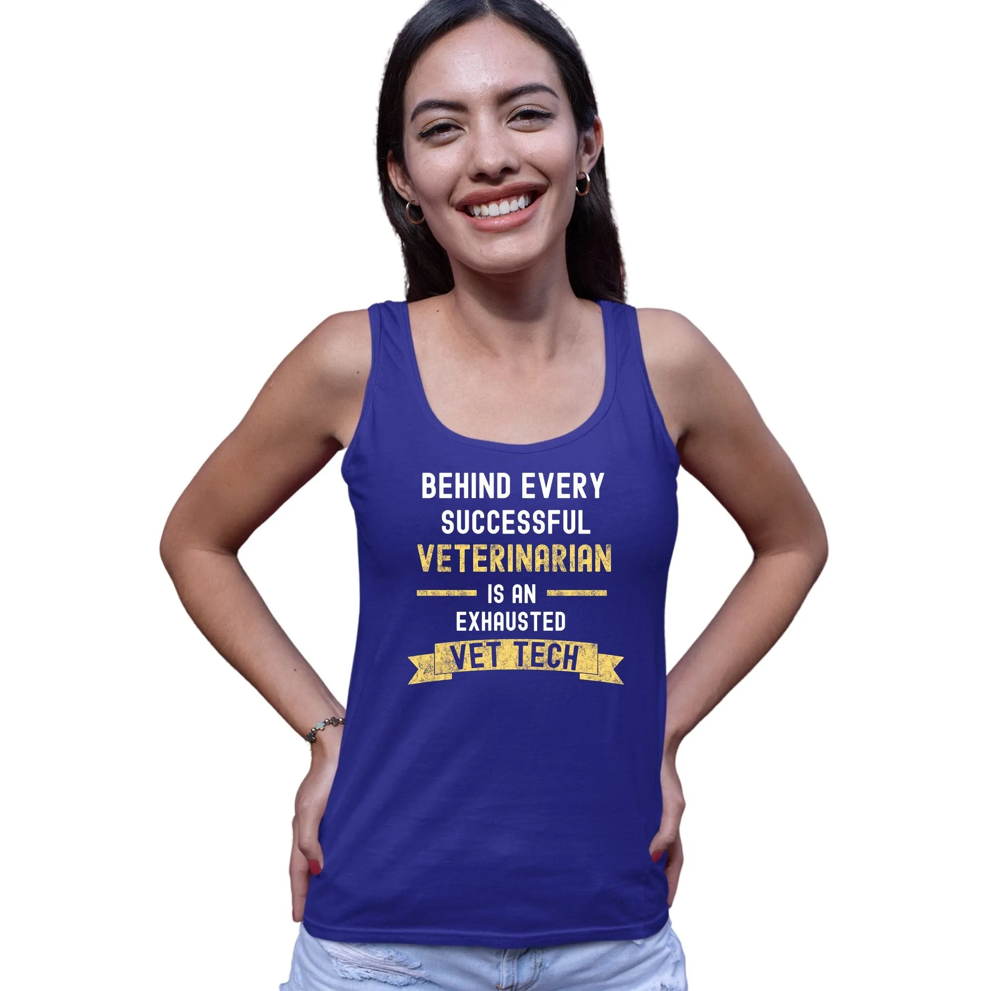 Successful Vet, Exhausted Vet Tech Women's Tank Top